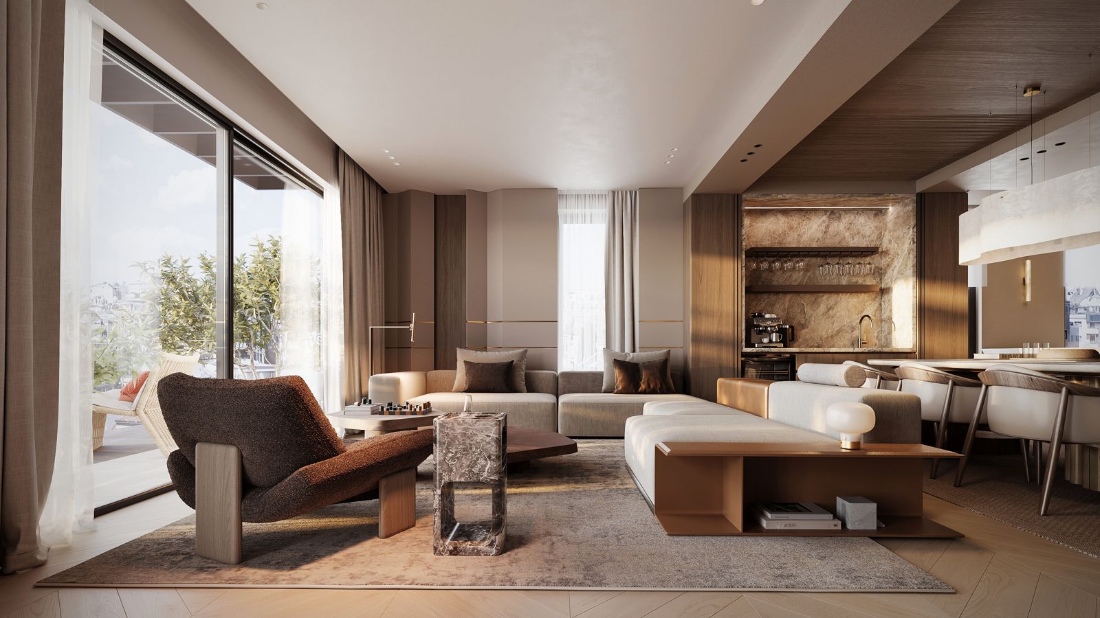 Daylight House - Apartments interior in Serbia by Studio NACRT US