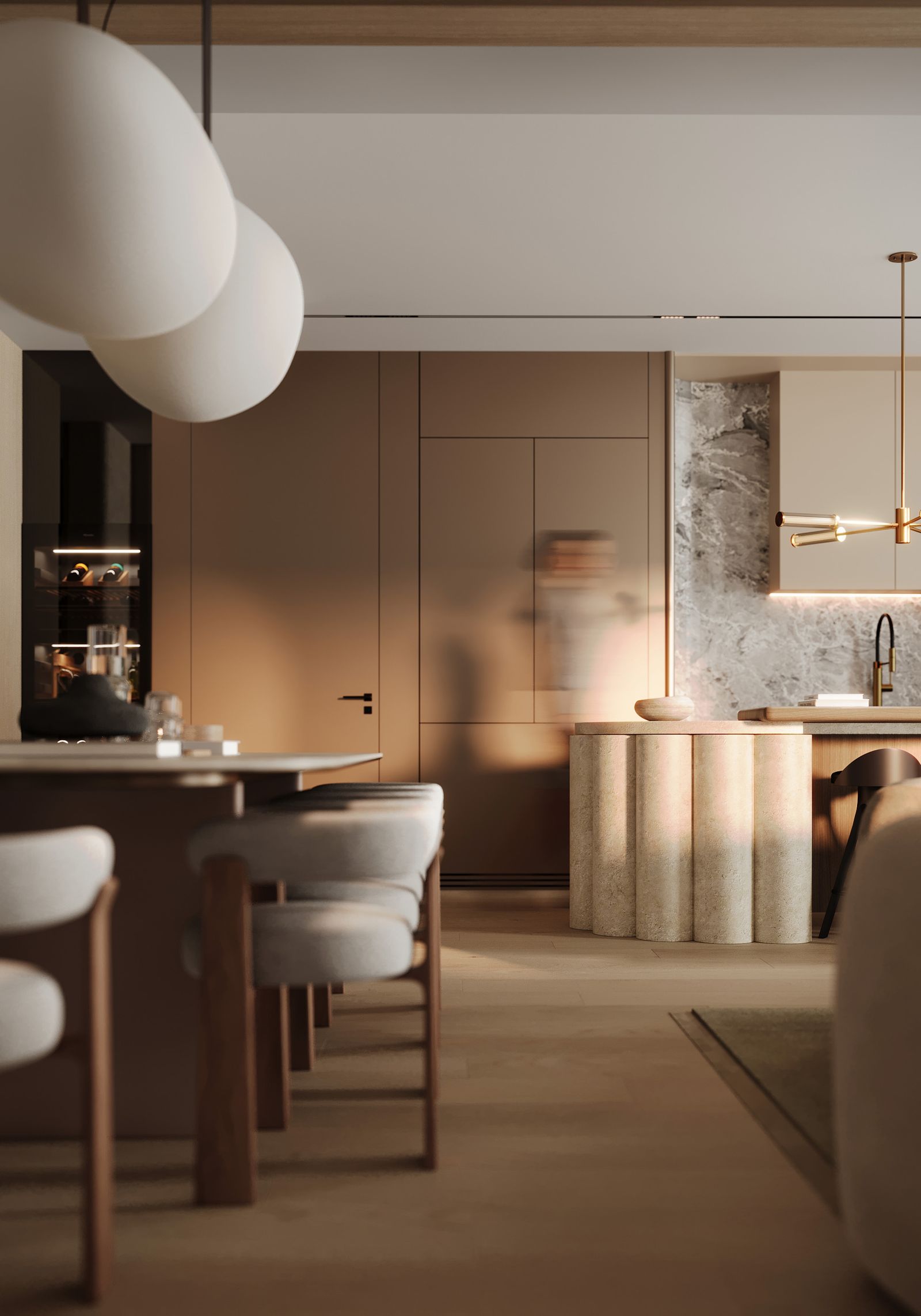 Seaside Agava - Apartments interior in Croatia by Studio NACRT US